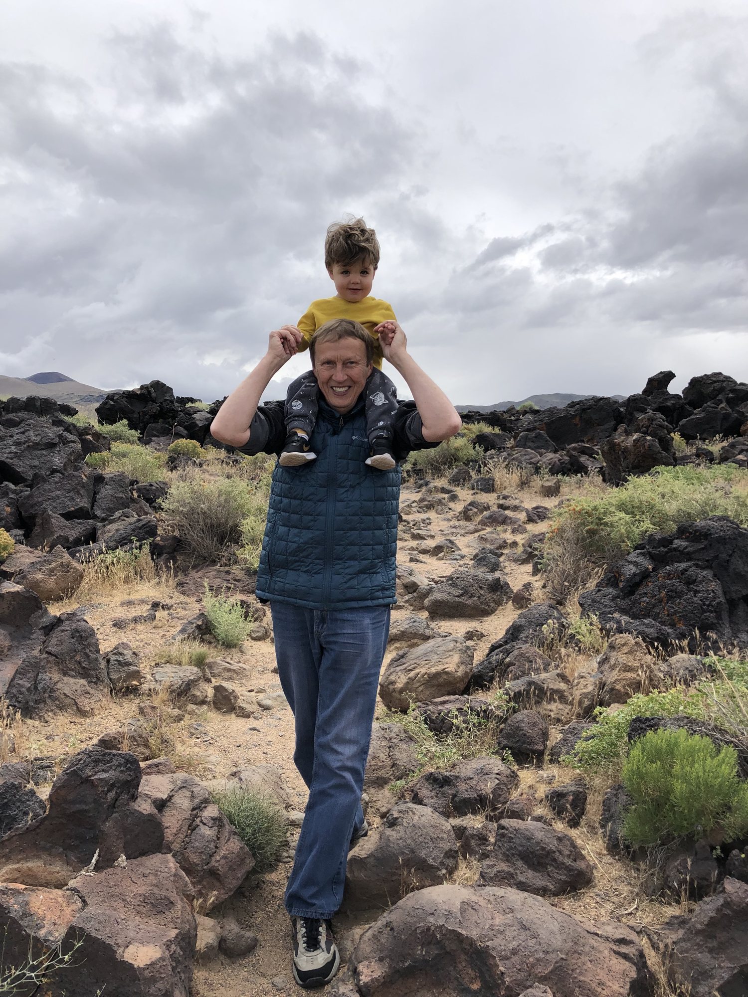 Got a little help on the hike back!