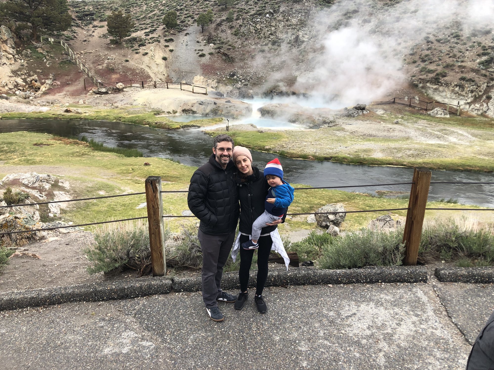 Hot Creek. Despite the name it was cold!