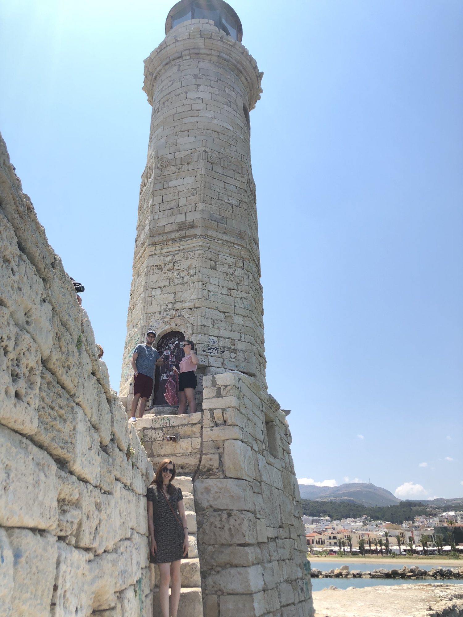 Harbor tower in Rethymno.