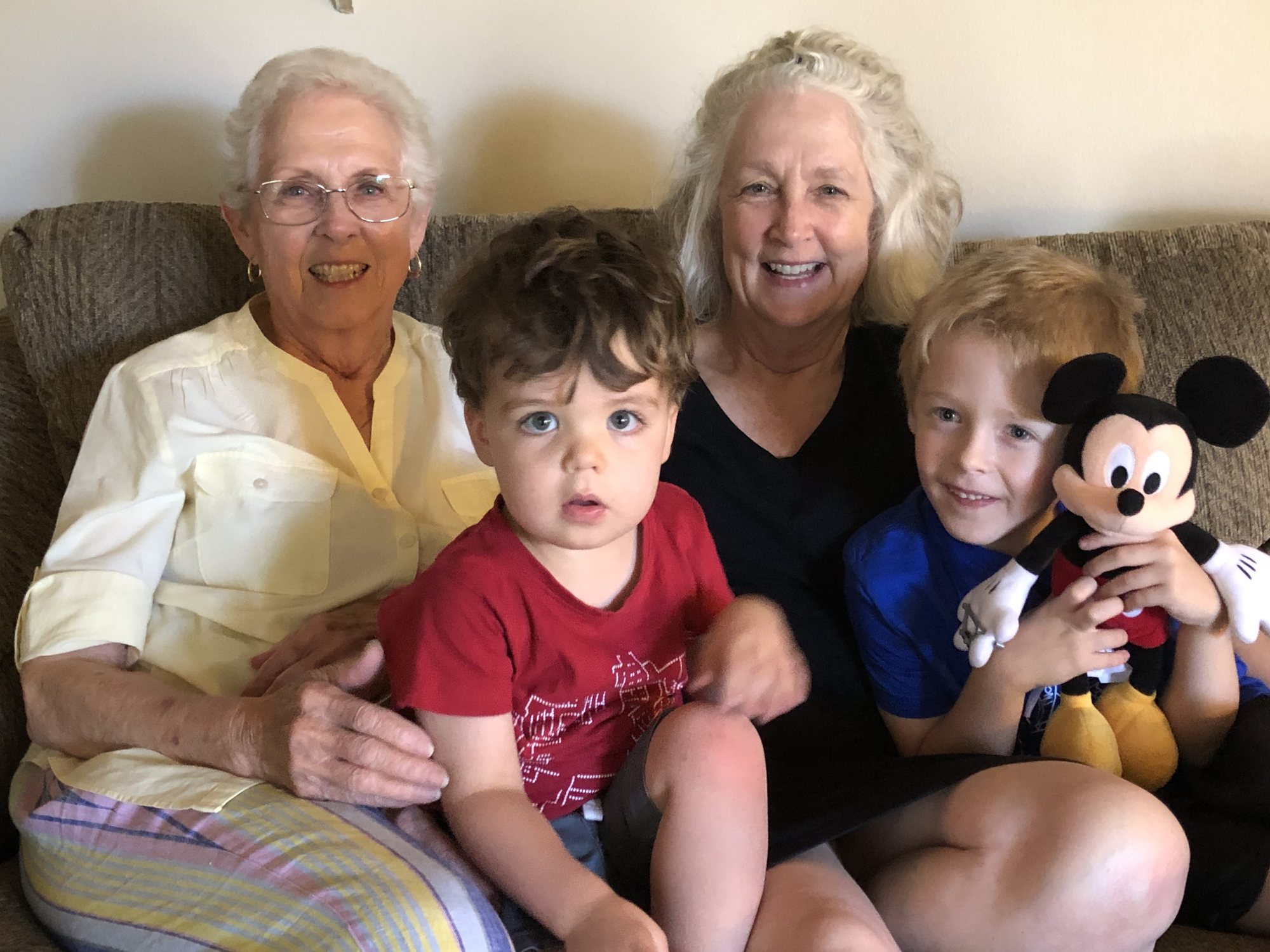 Visit with Mema and Grandma TT!