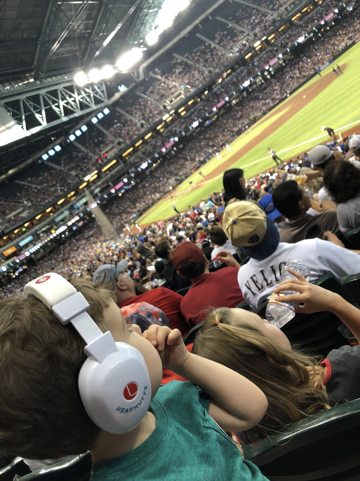 Ben's first baseball game! Arizona Diamondbacks vs a team I can't remember. AZ lost, but it was fun!
