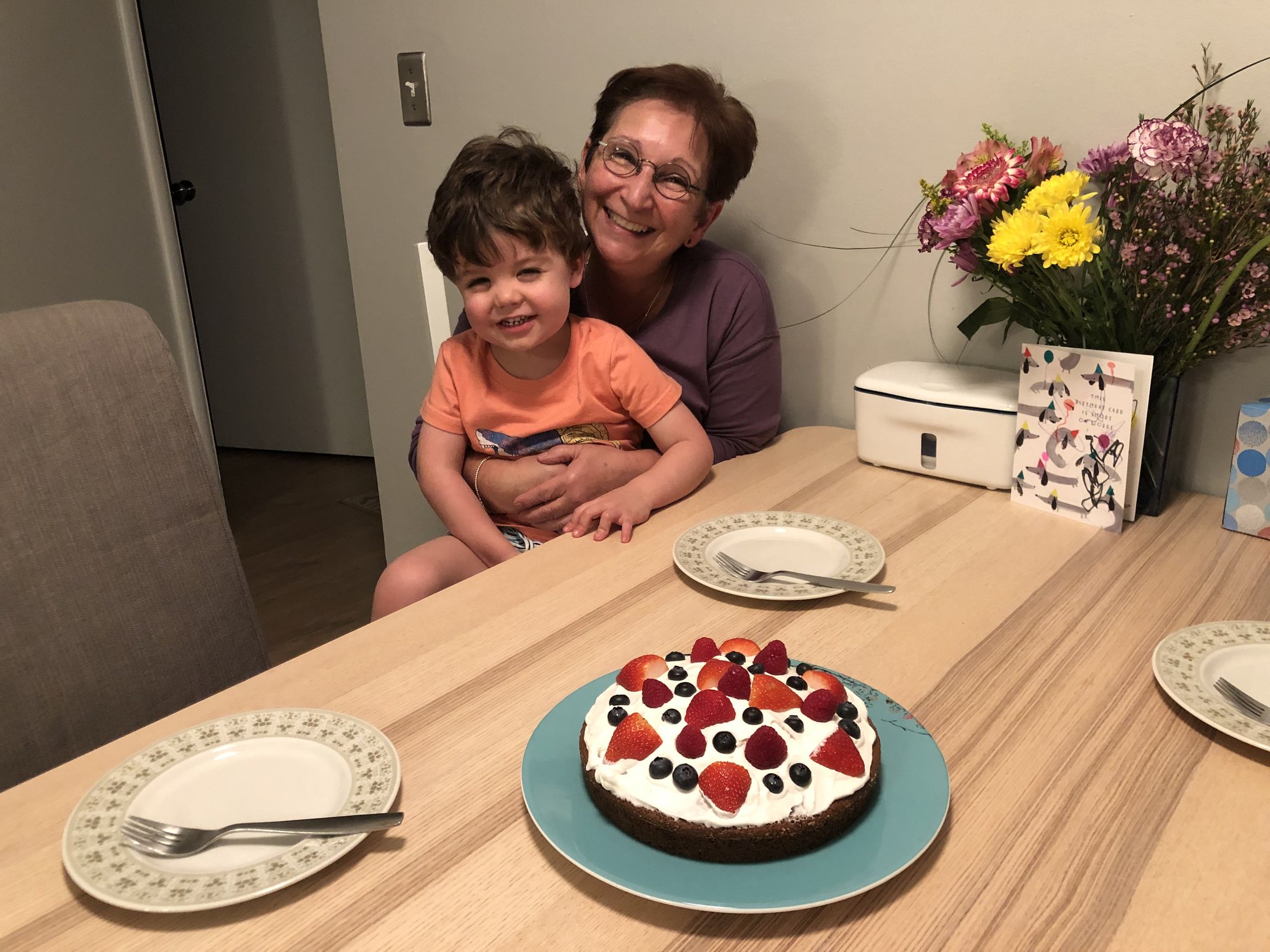 Nonna's gluten free birthday cake! Happy Birthday, Nonna!