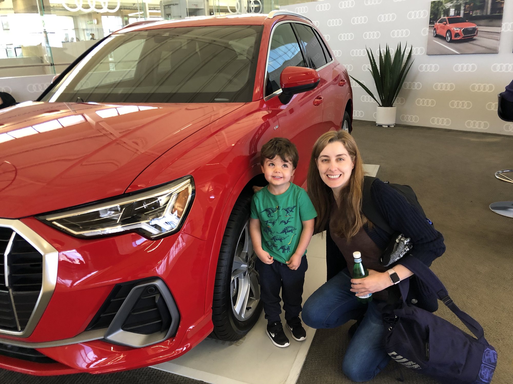 We had to have a mini-photo shoot with this car in the airport on the way home from Disney. LOL.