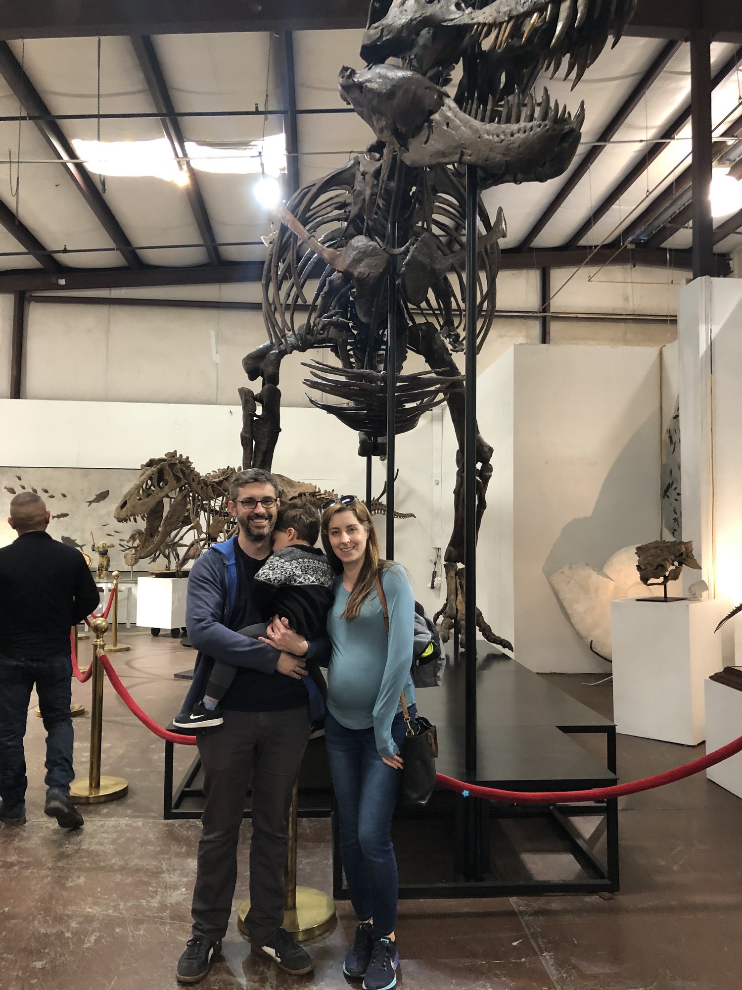 Gem and Mineral Show in Tucson! I wish we got a picture with Aunt Debbie and Uncle Joe, too!