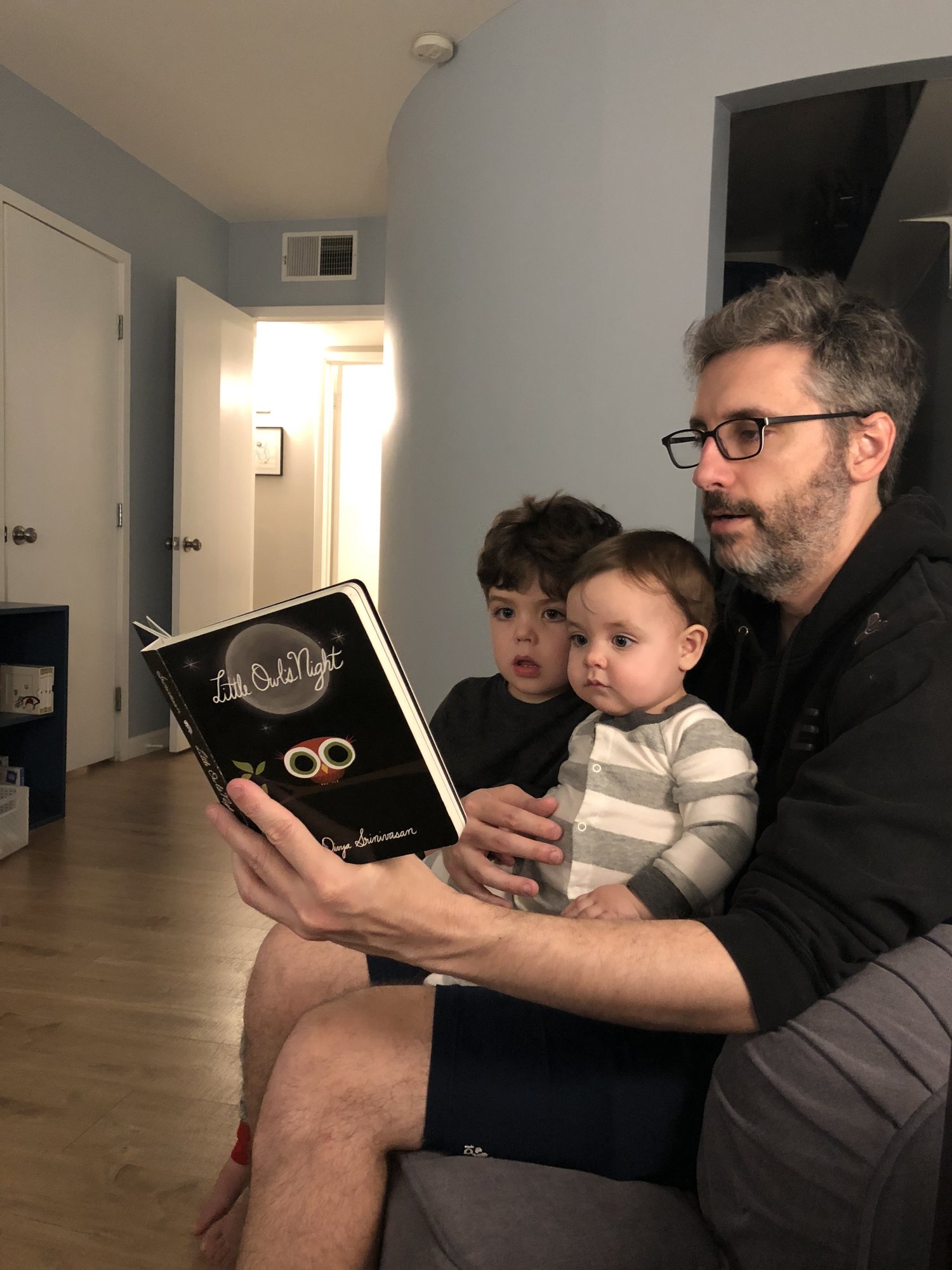 Bedtime stories. Always the best part of the day.