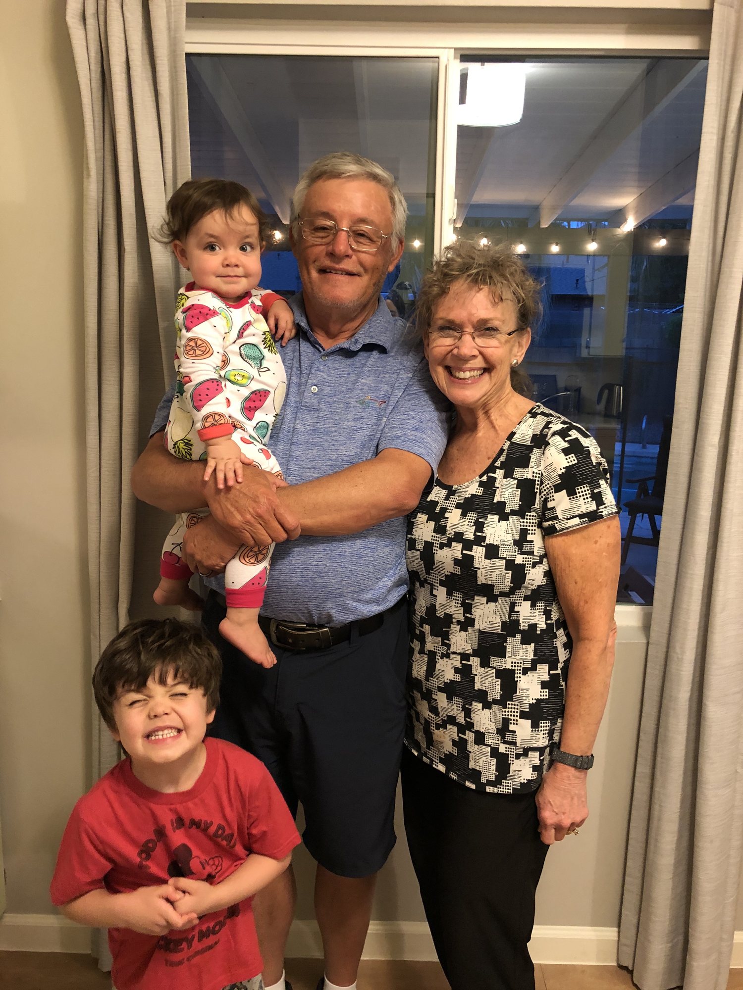 Last night with Pawpaw and Grandma Helen. Love you guys!!!