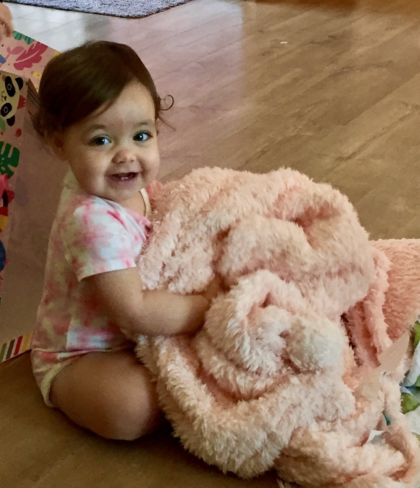 Fuzzy blanket from Ben.