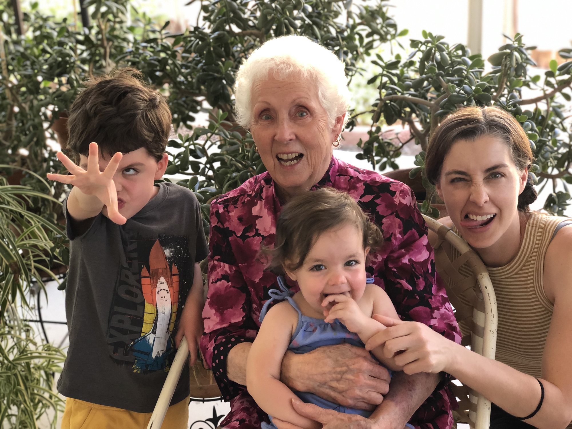Of course we had to take a goofy one, too! Nora didn't get the memo ;)