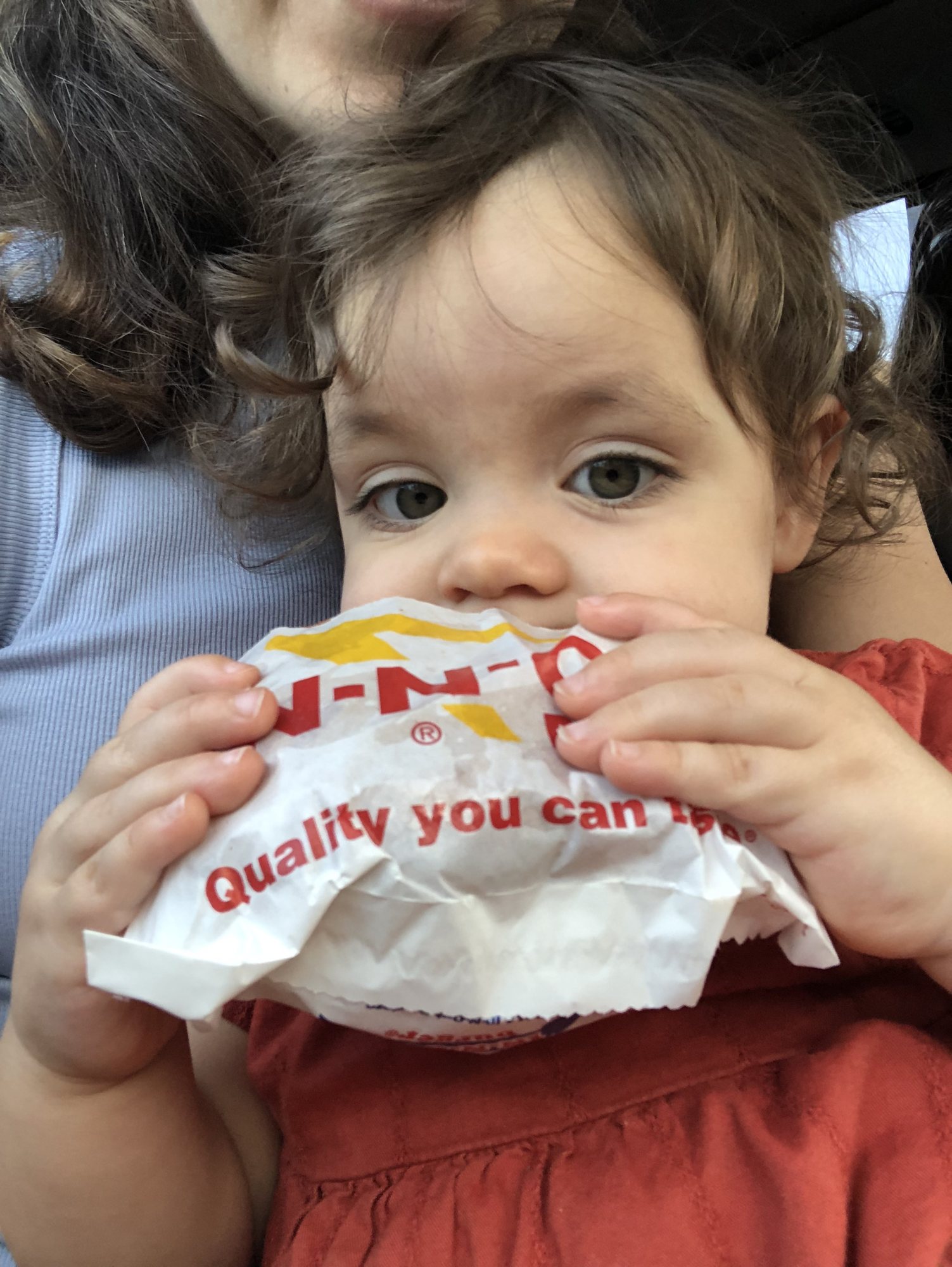 A day of indulgence. Nori tries an In-N-Out burger!