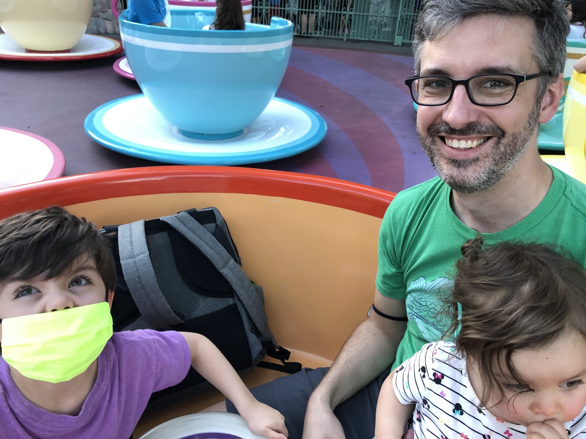 Ben loved the Tea Cups!