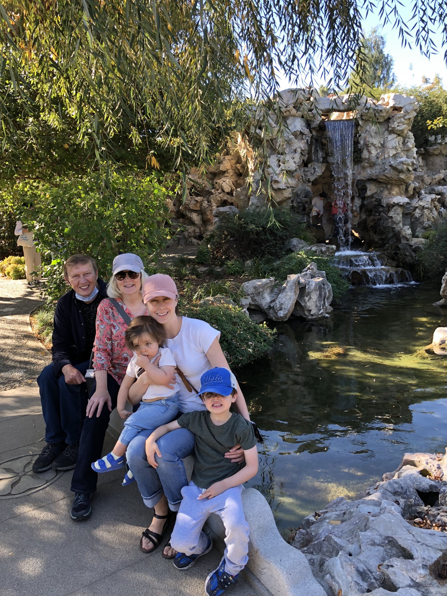 Huntington Library and Gardens. There's that smile again!