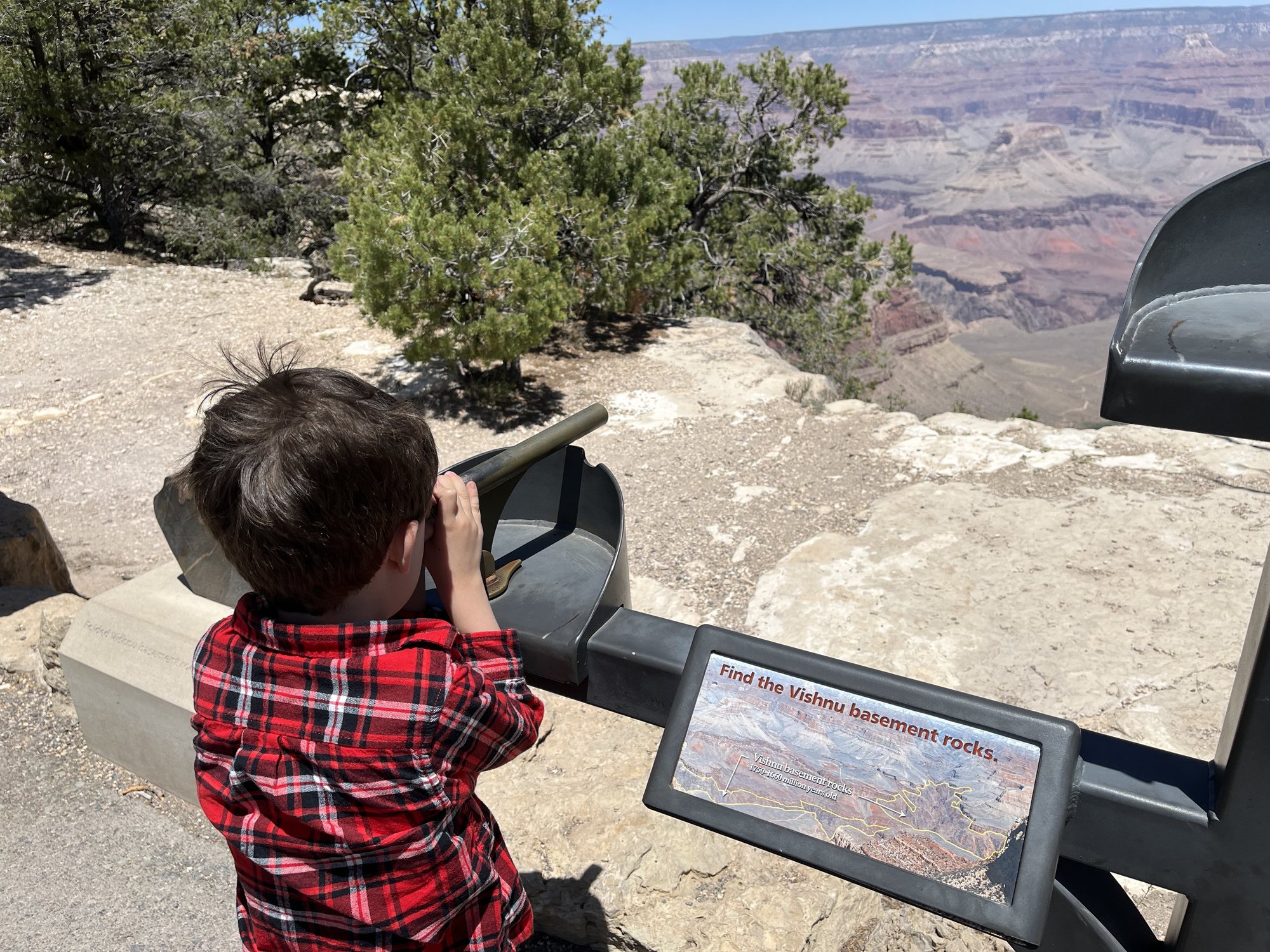 Ben checking out the Vishnu Schist. Gotta love those old basement rocks!