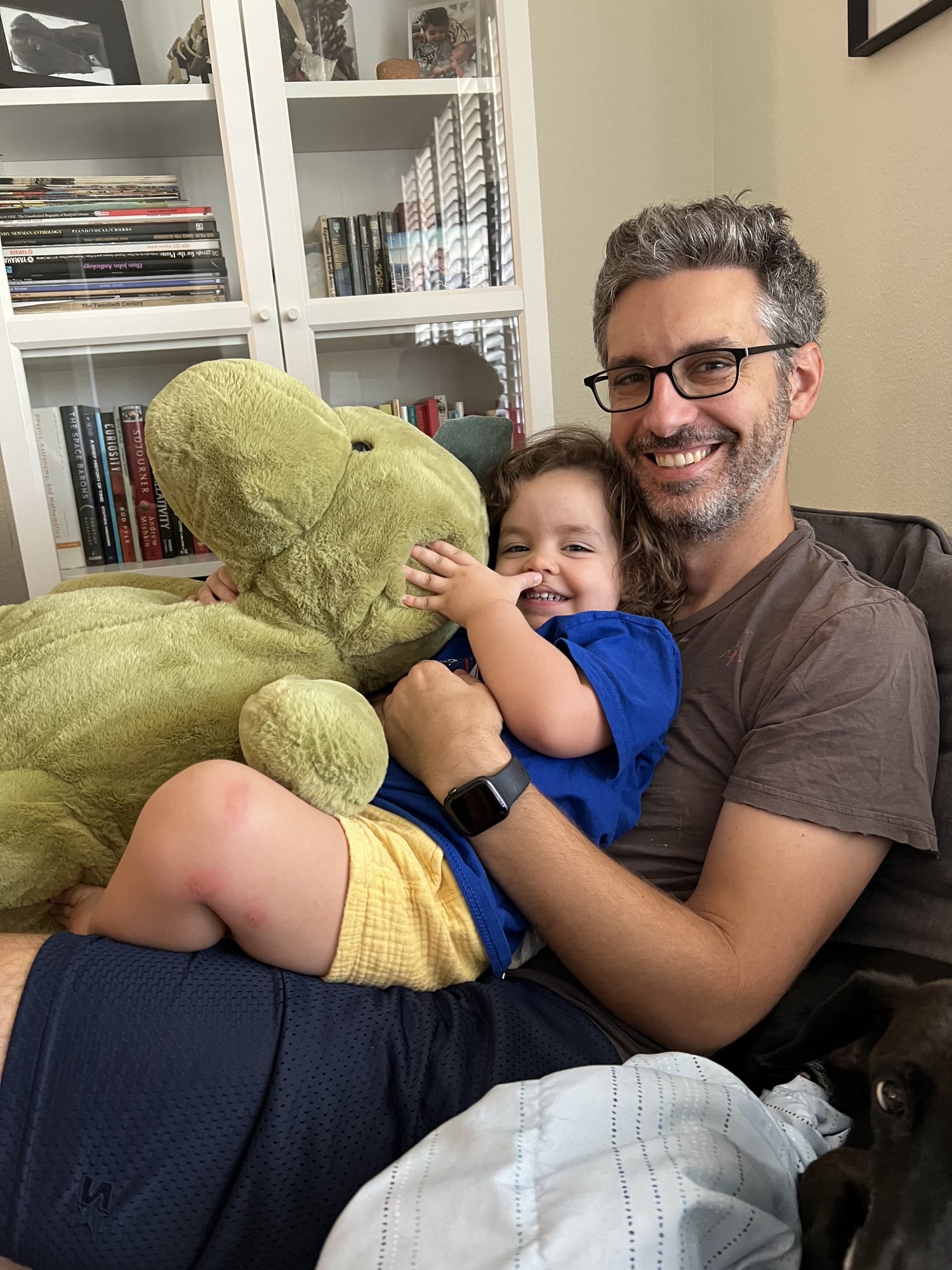 More dad snuggles