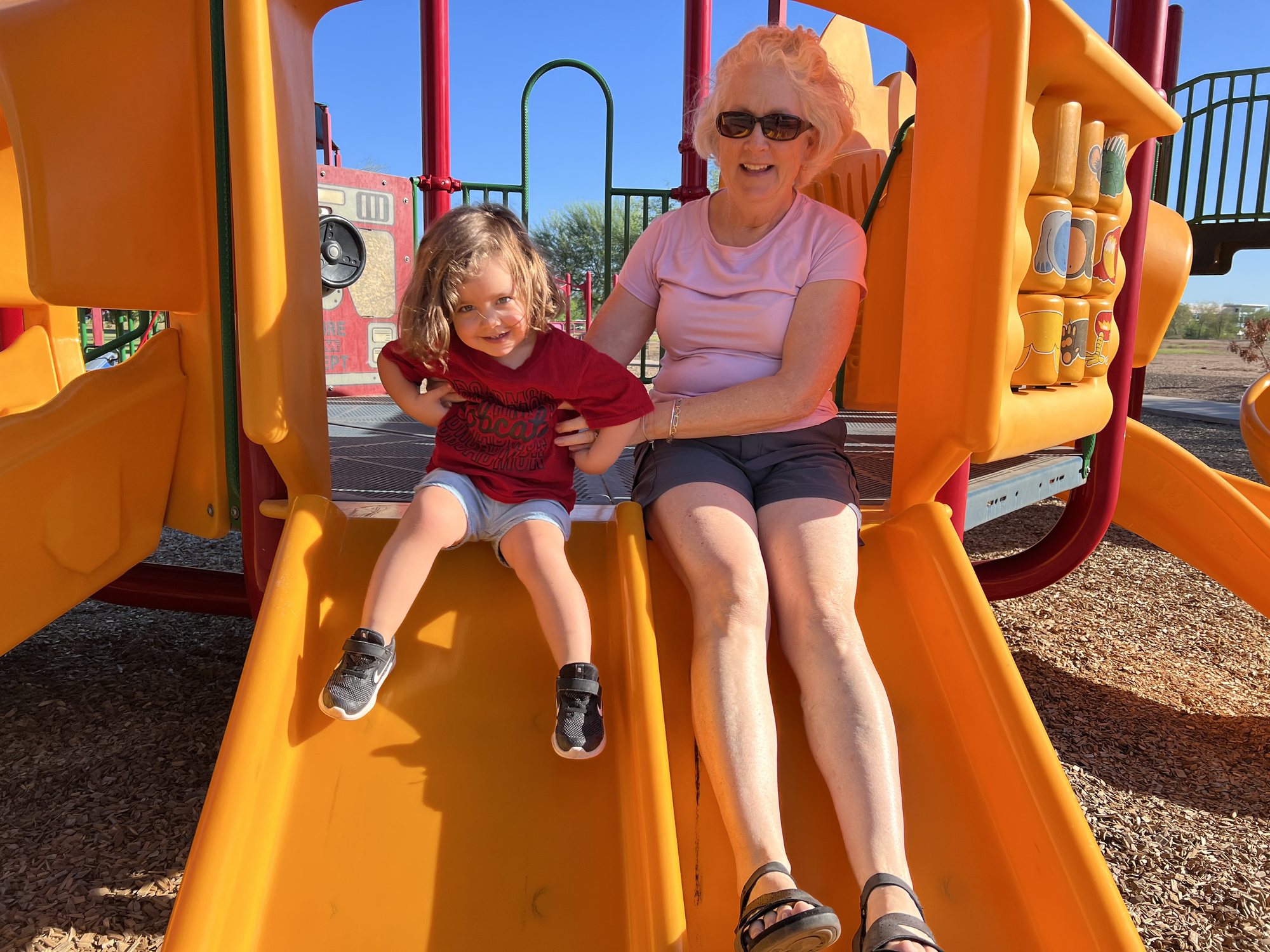 Girls trip to the park.