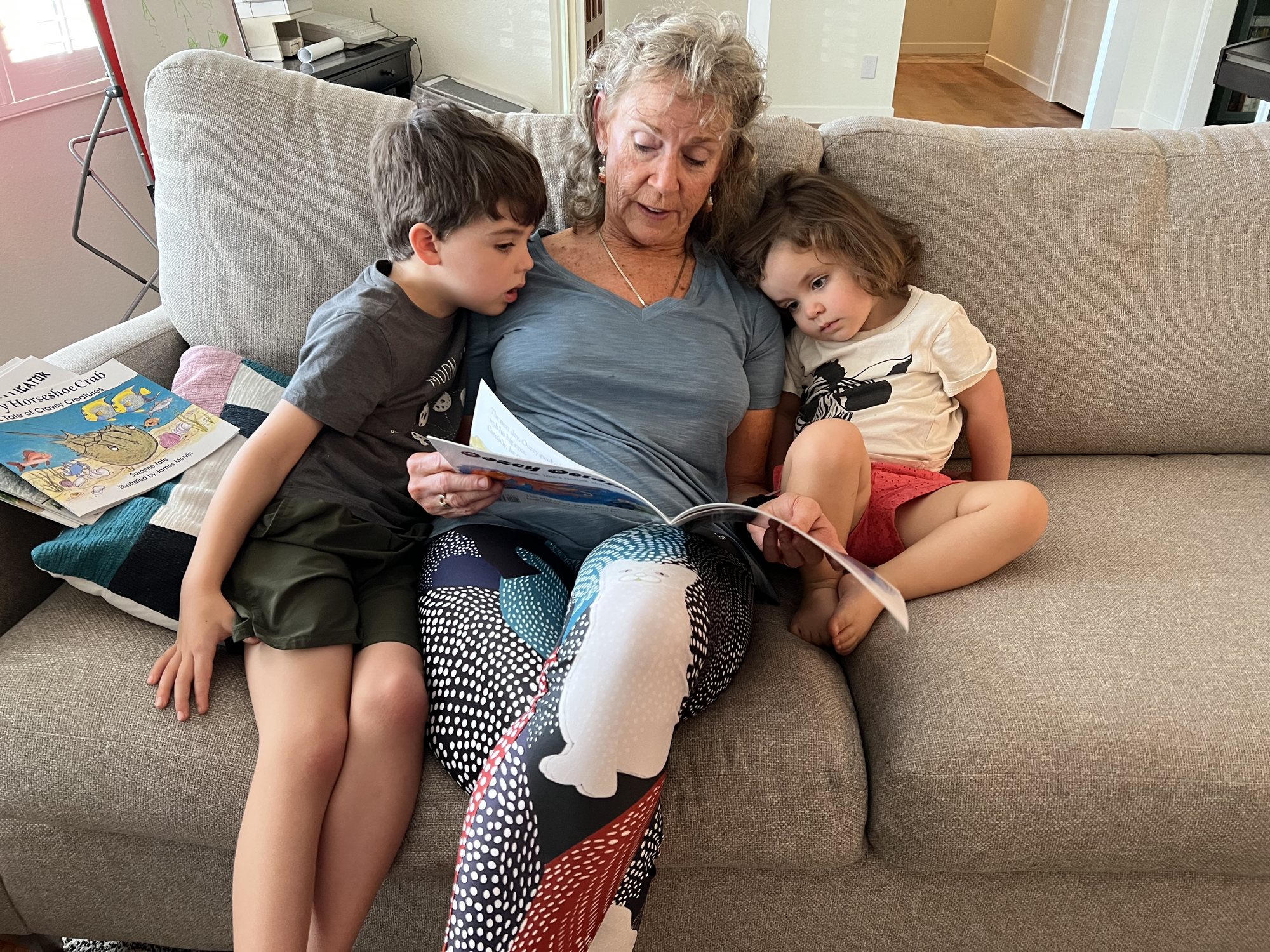 Reading with Grandma Helen!