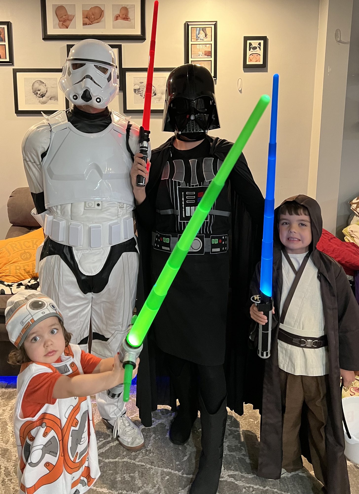 FINALLY! Halloween!!! May the force (candy) be with you!
