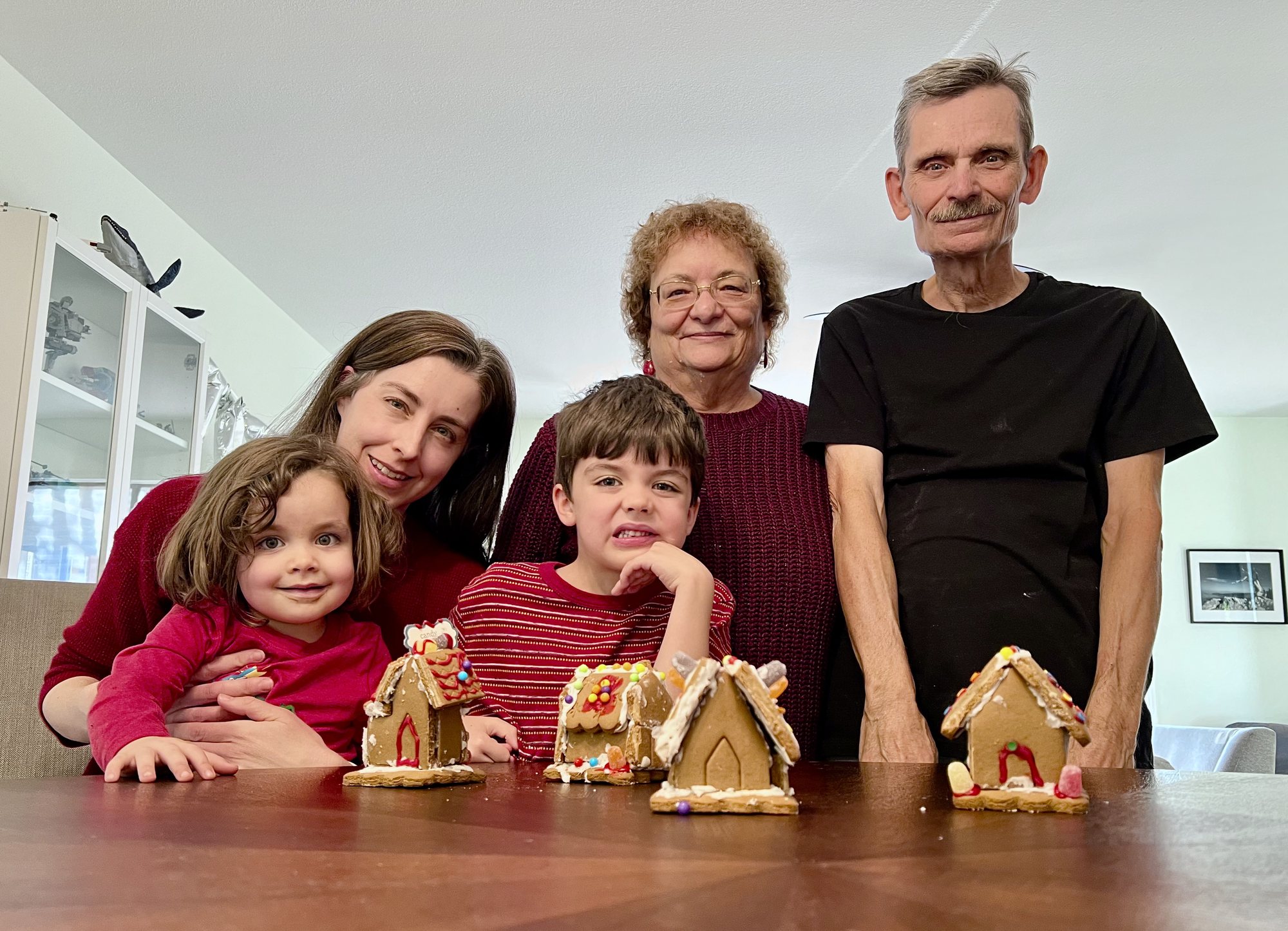 Gingerbread houses. There was an attempt.