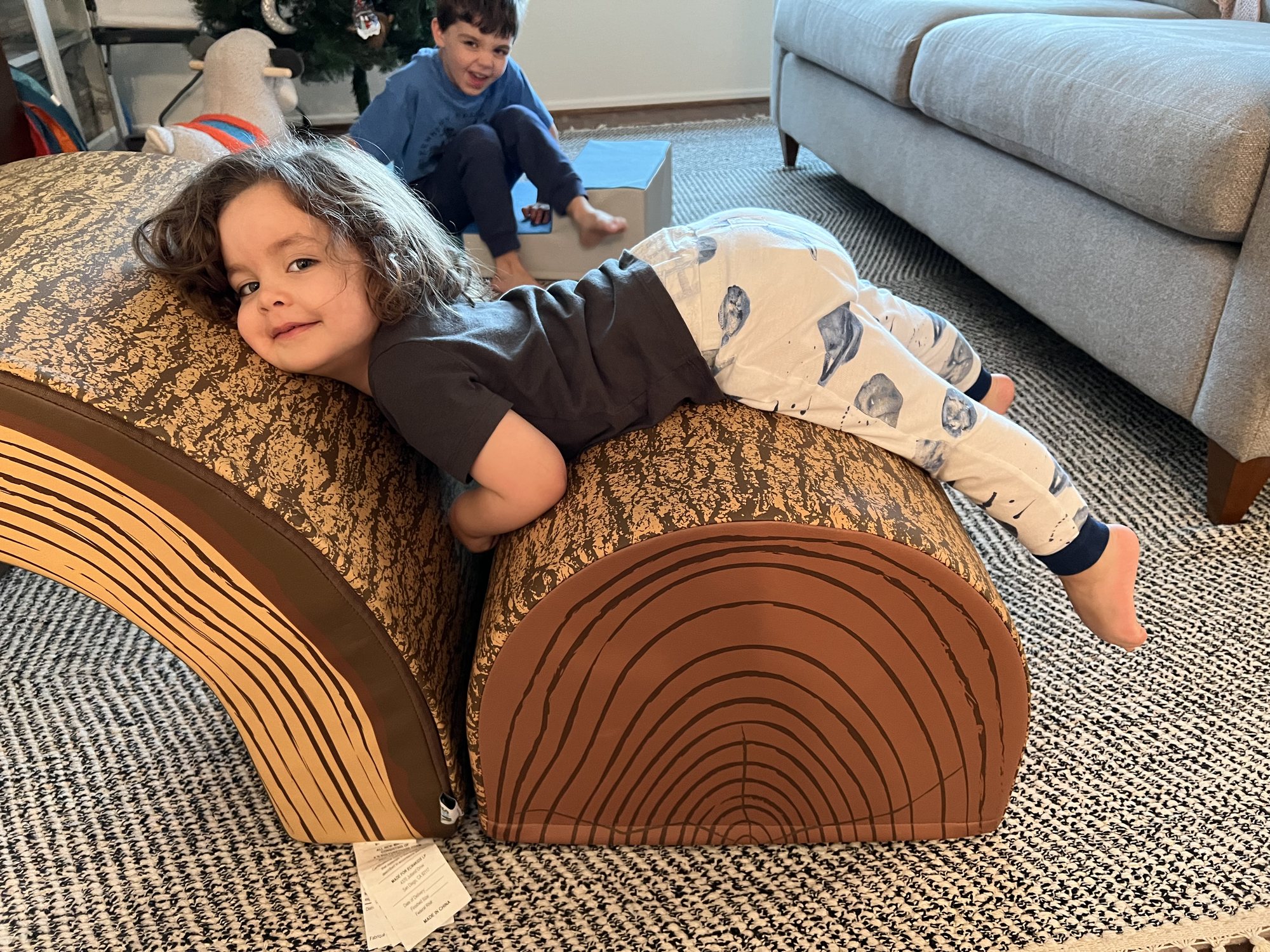 She claimed this was "comfortable".