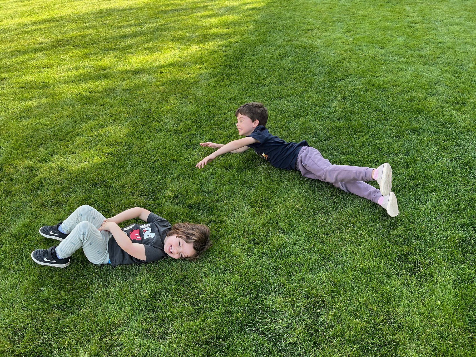 We don't see grass much in these parts. LOL. Enjoying the grounds at West Campus.