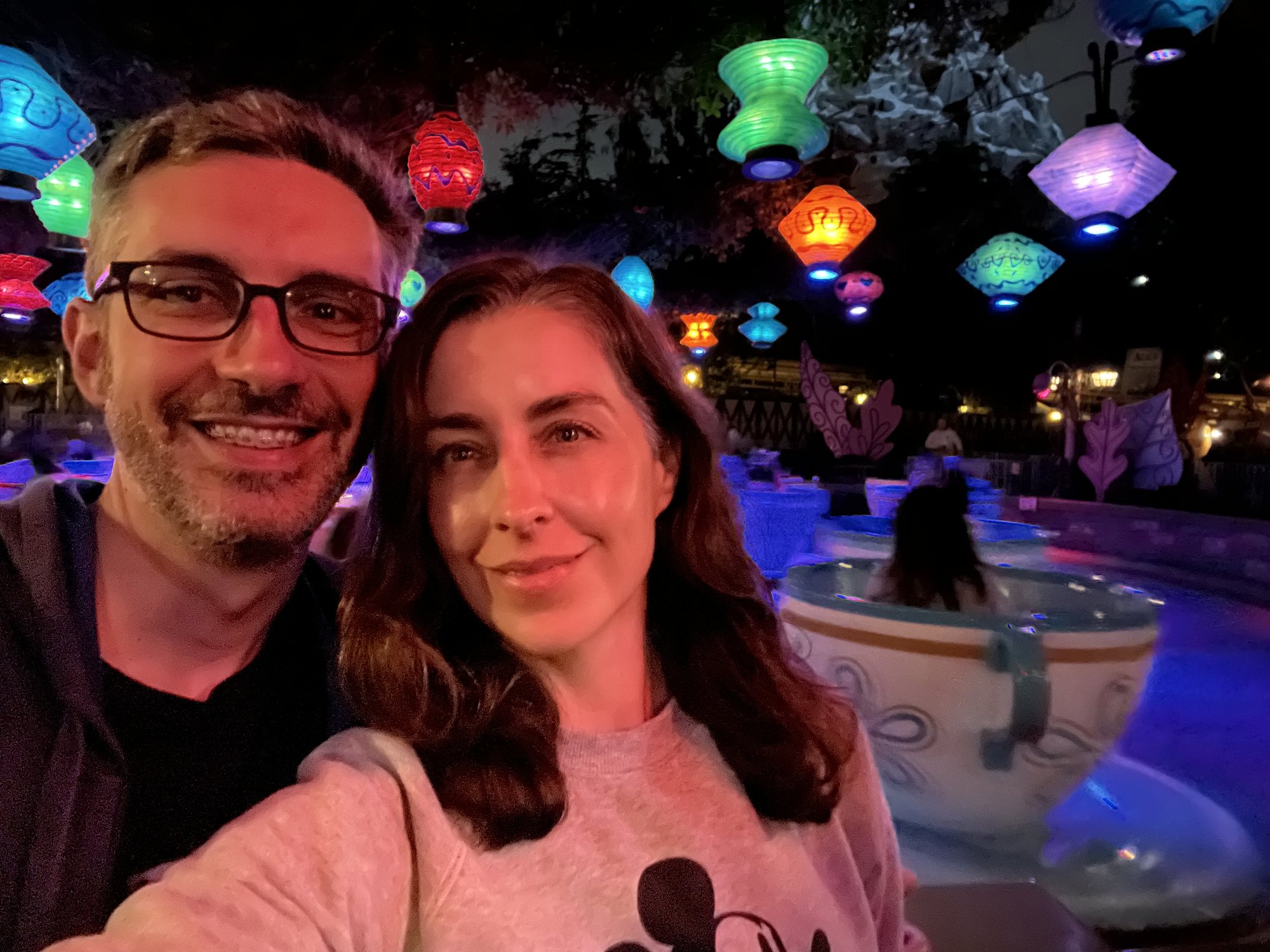 One of our last rides. We almost made it to close (I was the one who gave in to exhaustion).