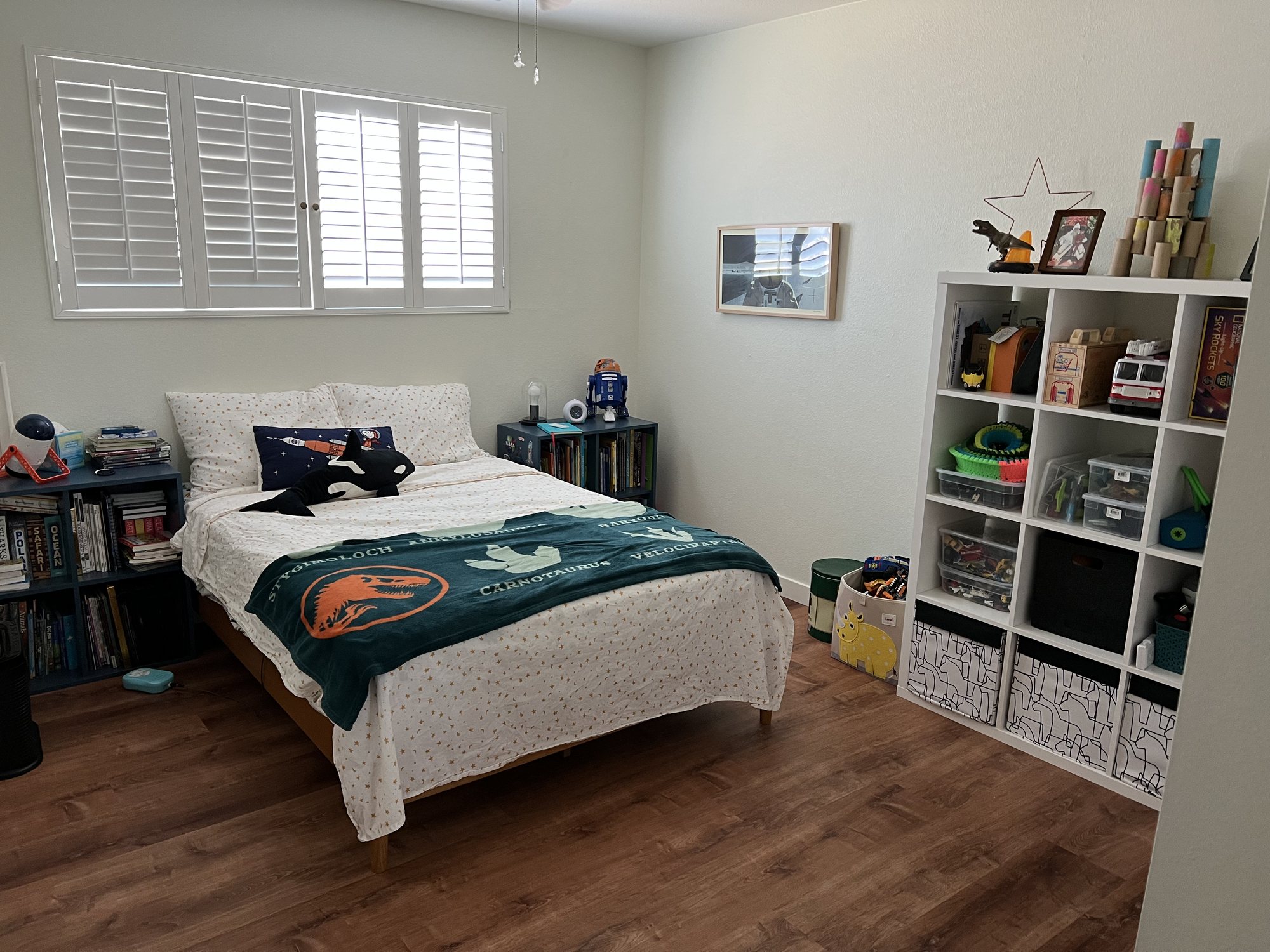 We rearranged Ben's room! He loves it :)