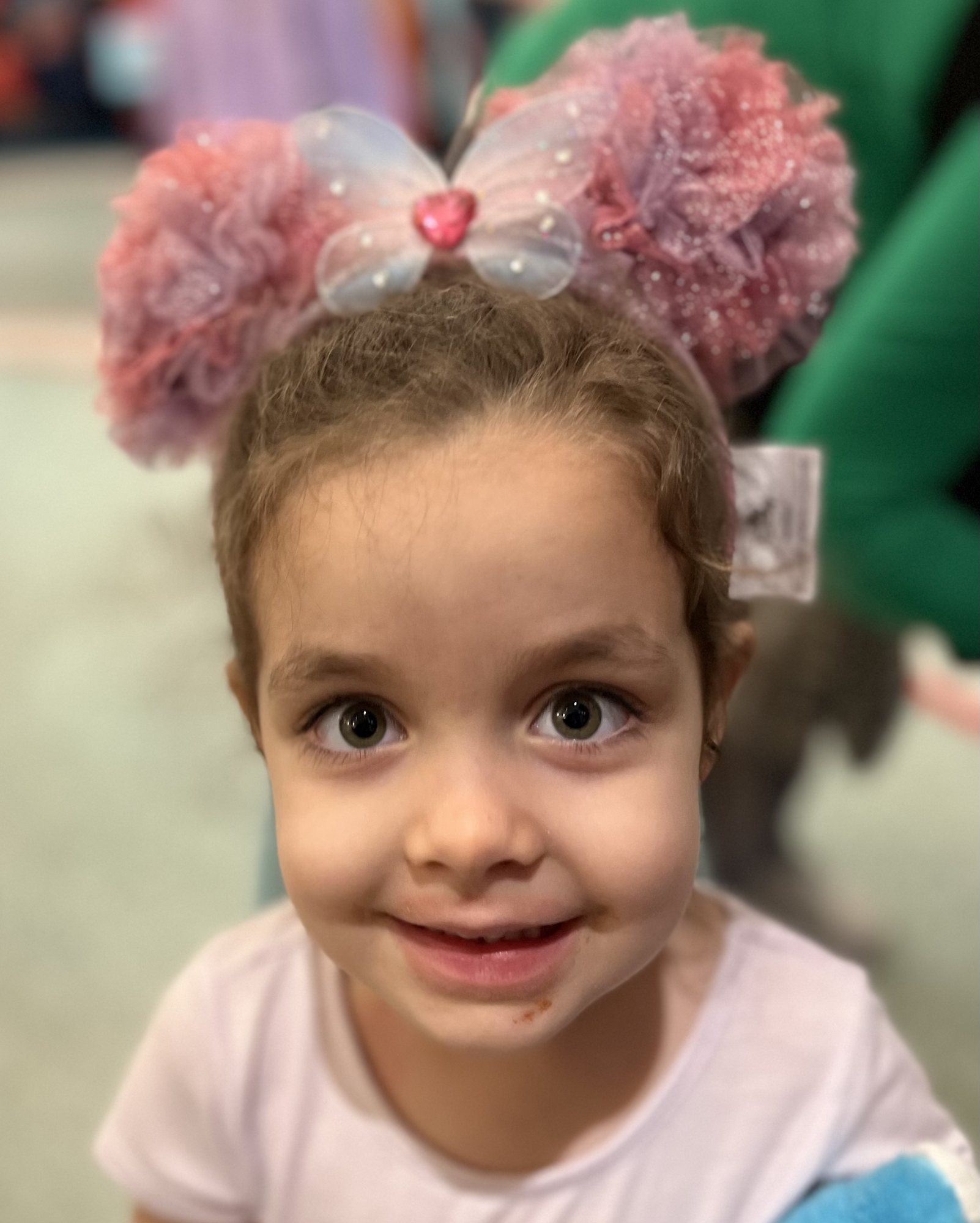 Nora's Mickey ears. Those eyes!