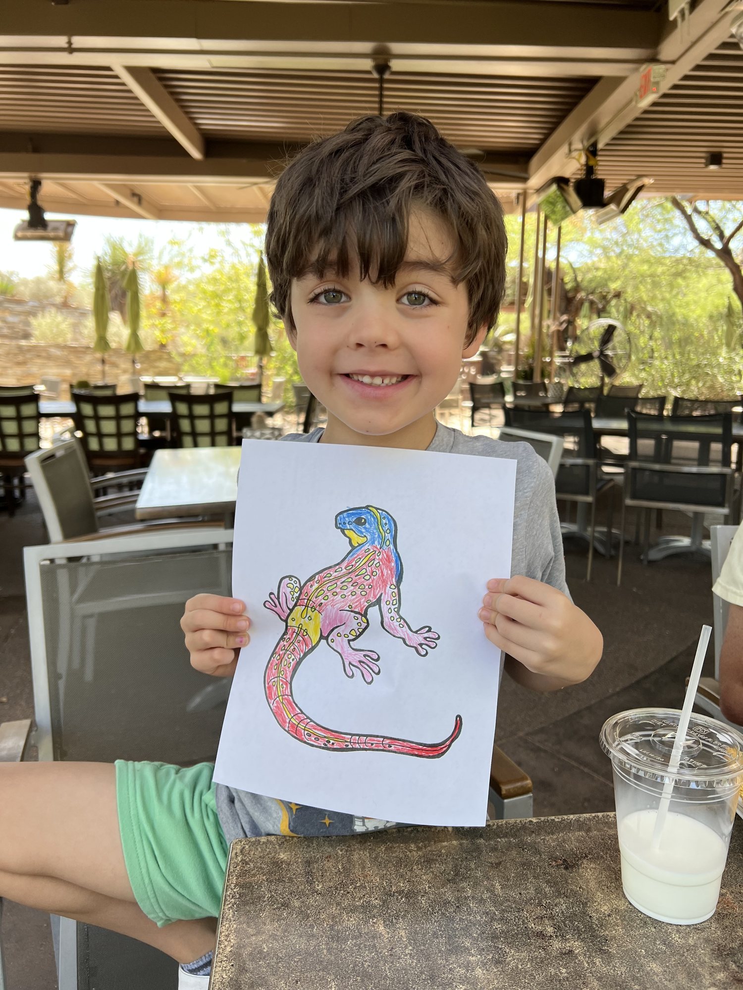 Lunch at the Desert Botanical Gardens.