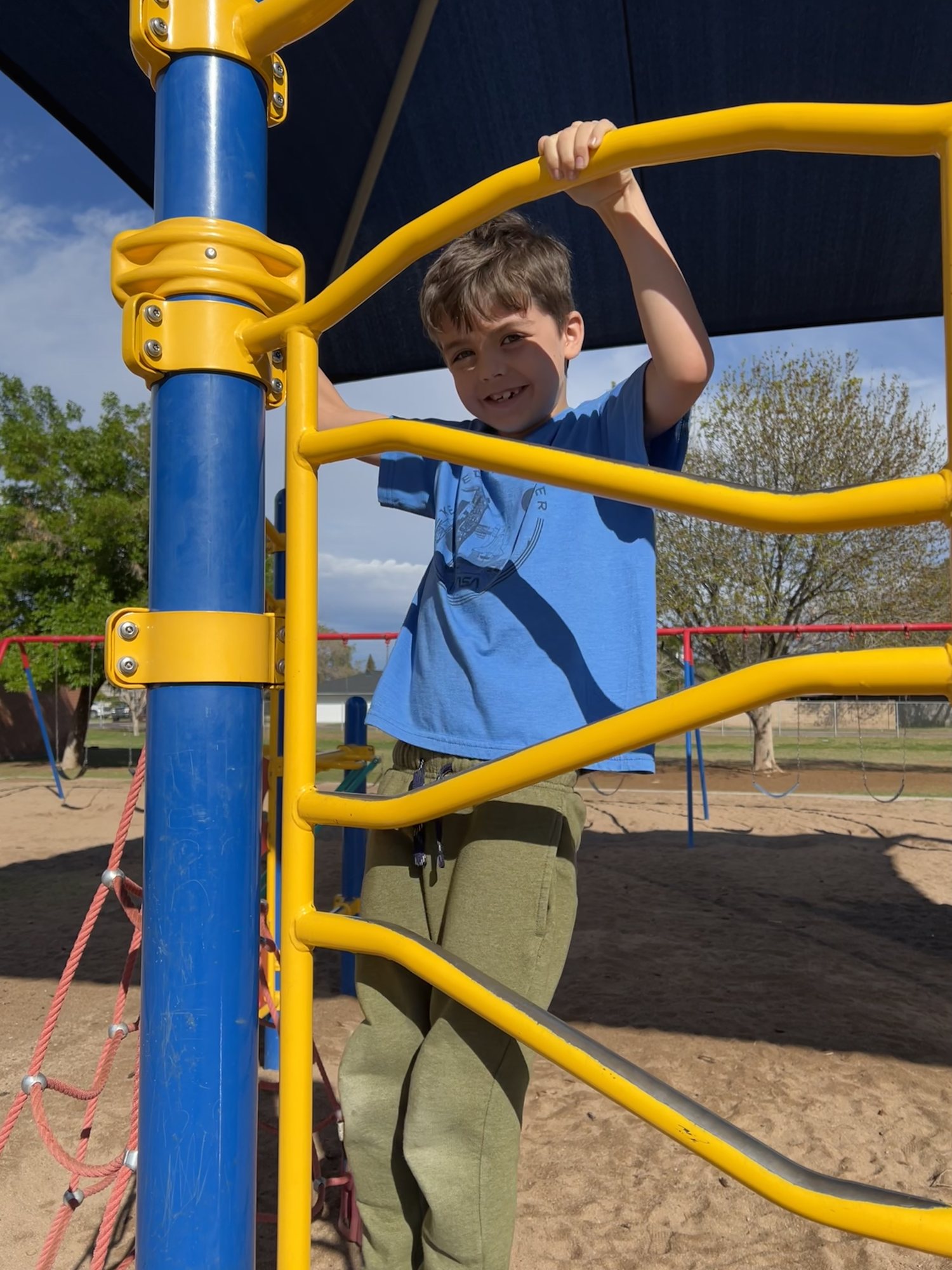 Playground at Ben's school.