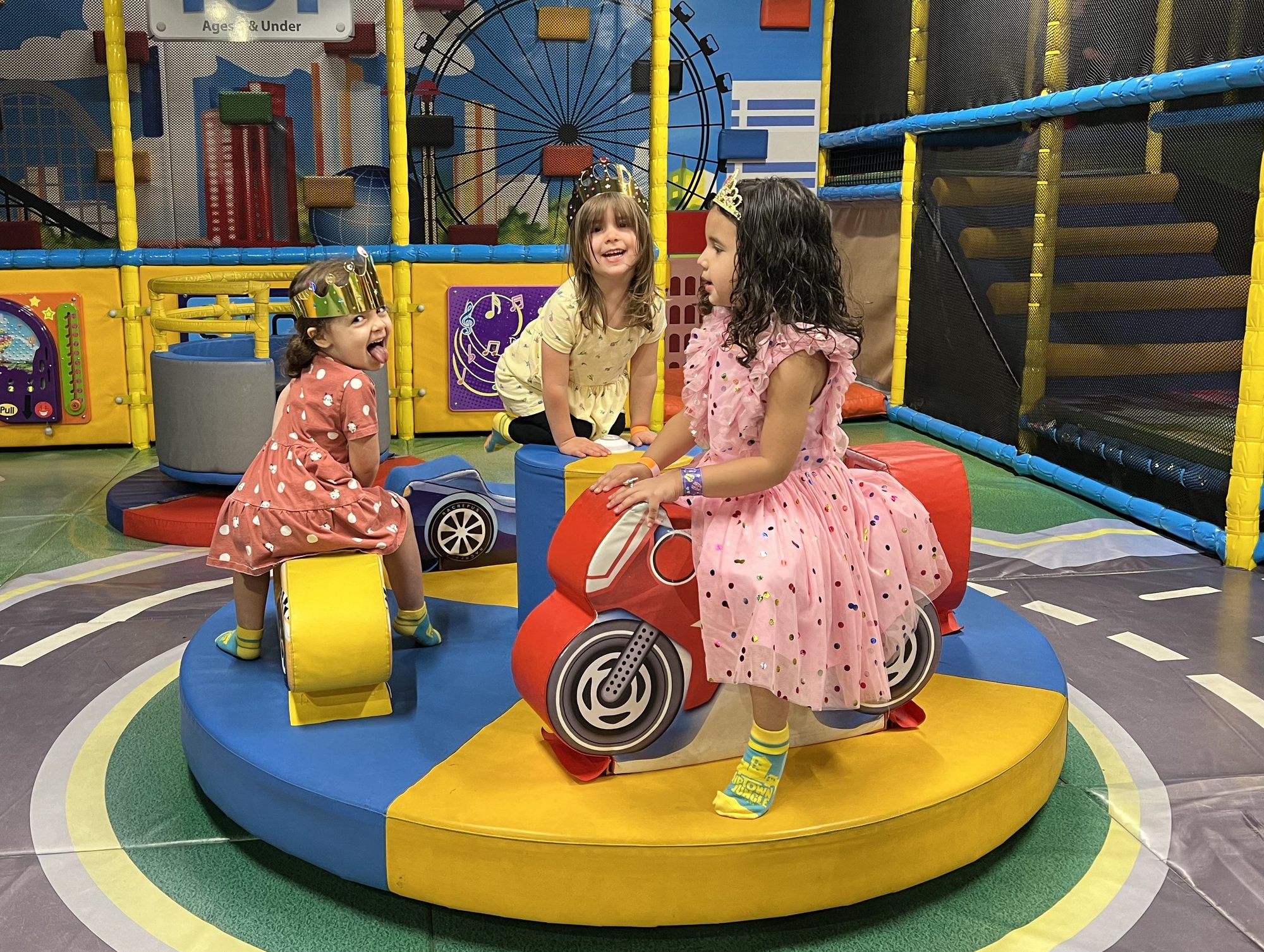 Nora and the "girl gang" (this is what her teachers call them!) at her friend's birthday party.