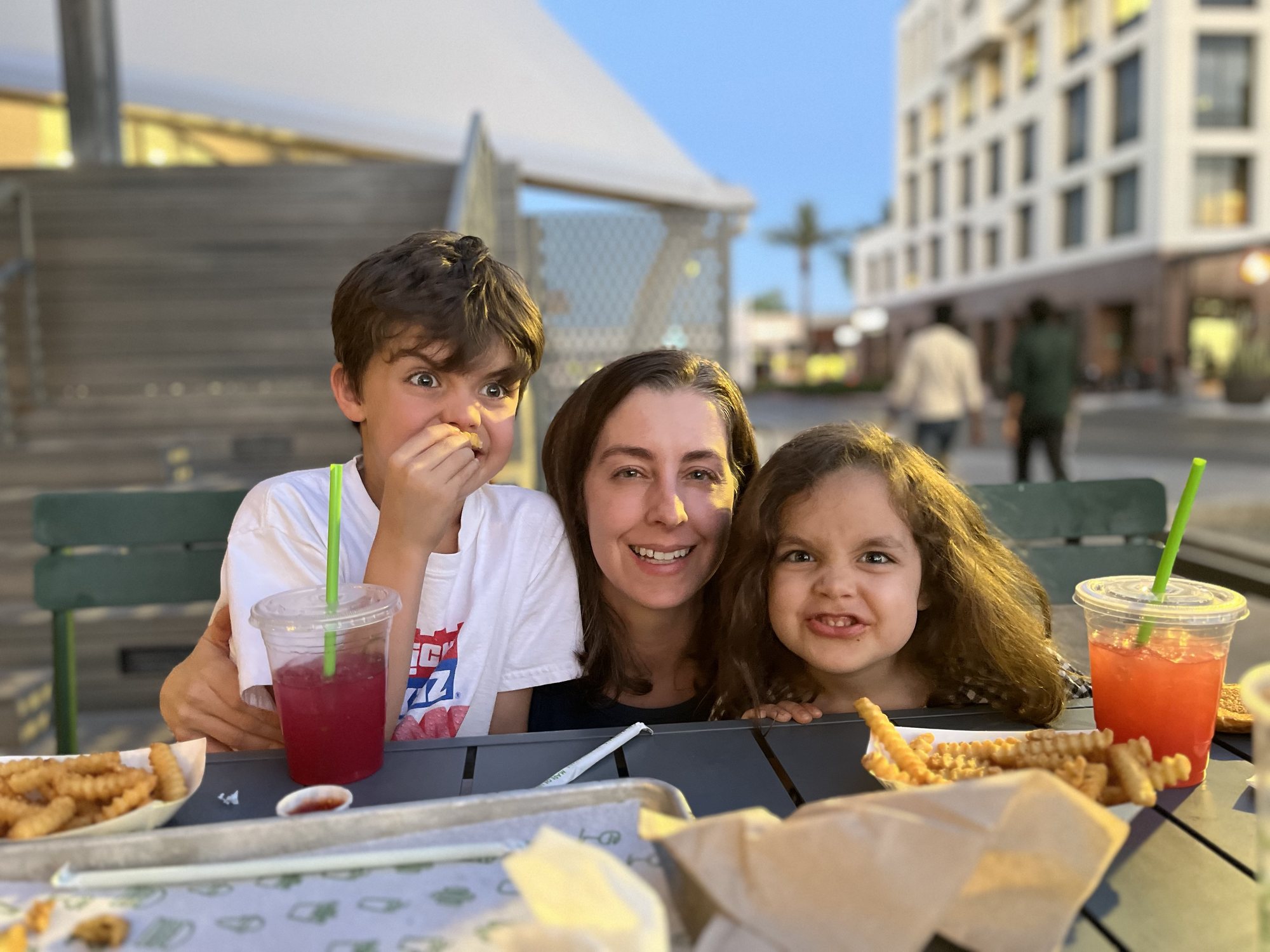 Birthday dinner at Shake Shack