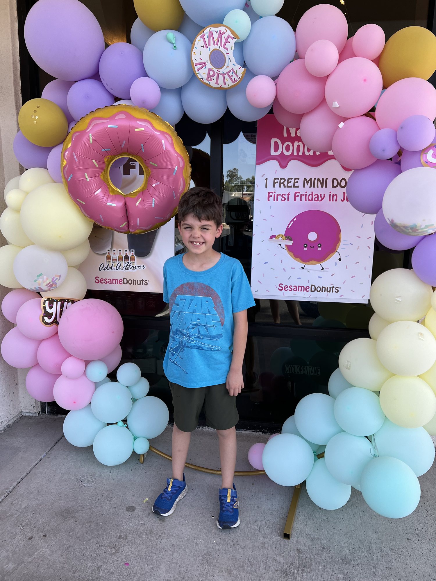 Trip to our favorite local donut shop :)