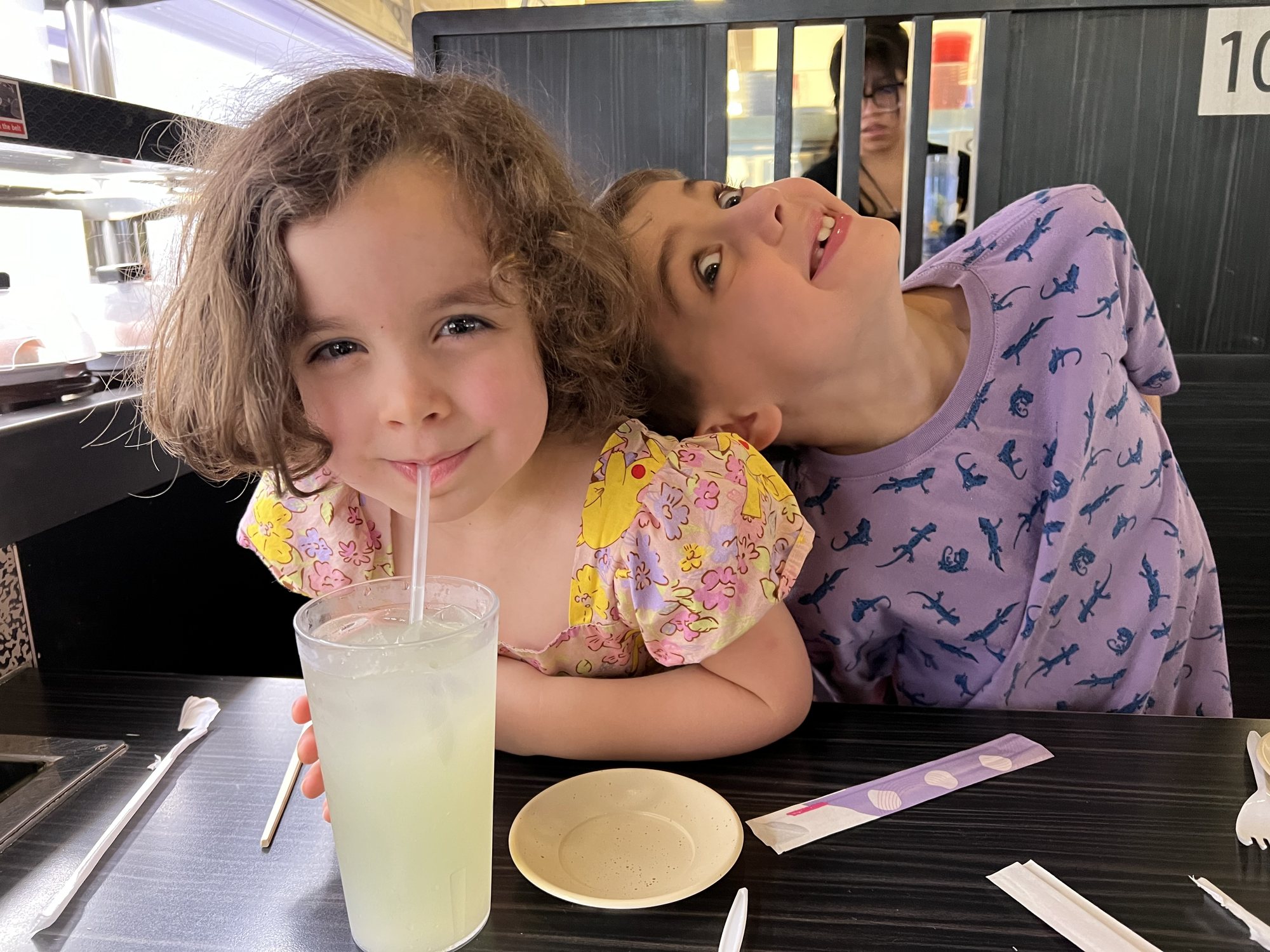 Totally normal, not crazy lunch at the revolving sushi bar.