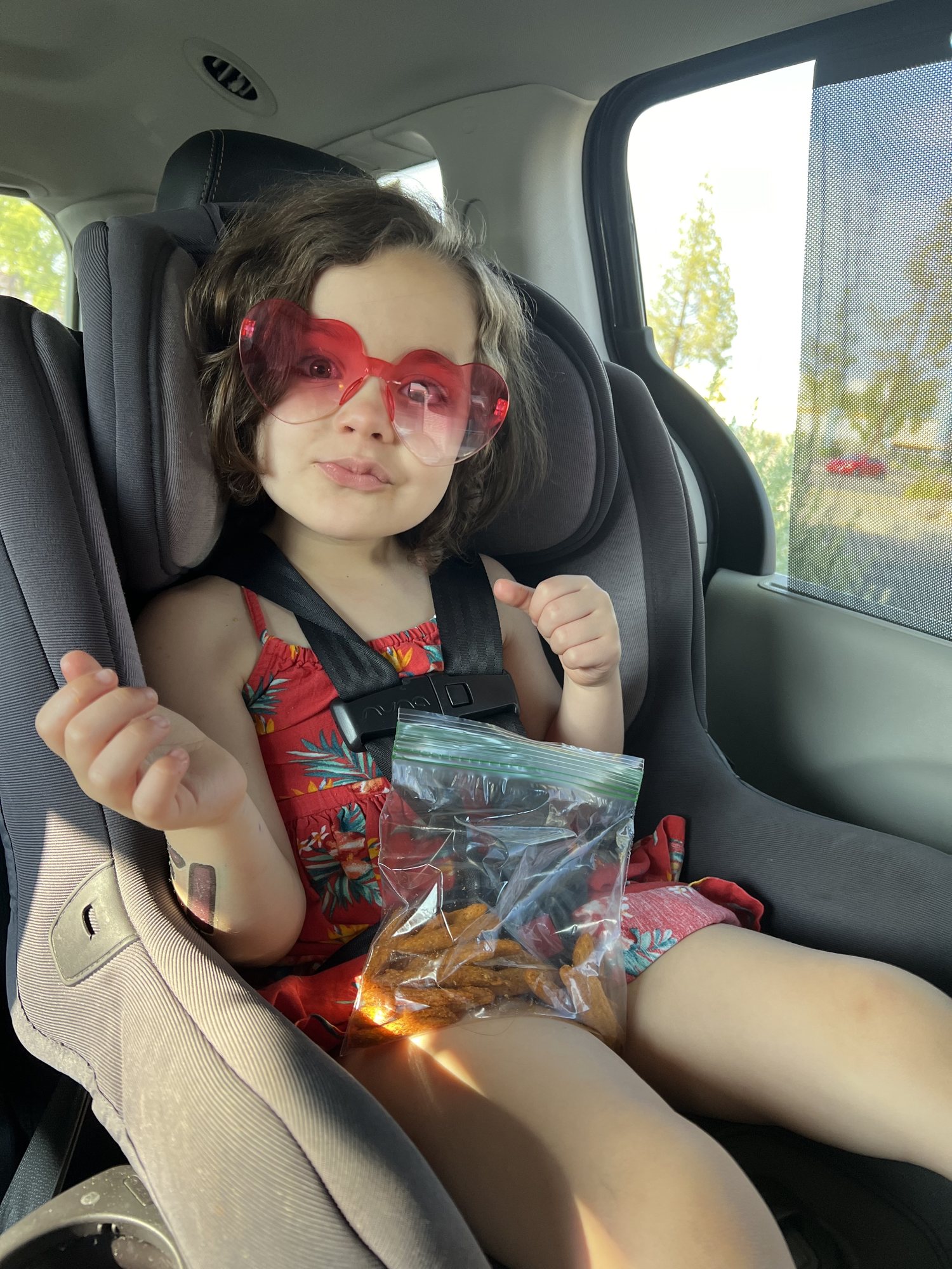 I'm quite jealous that she can pull these glasses off :).