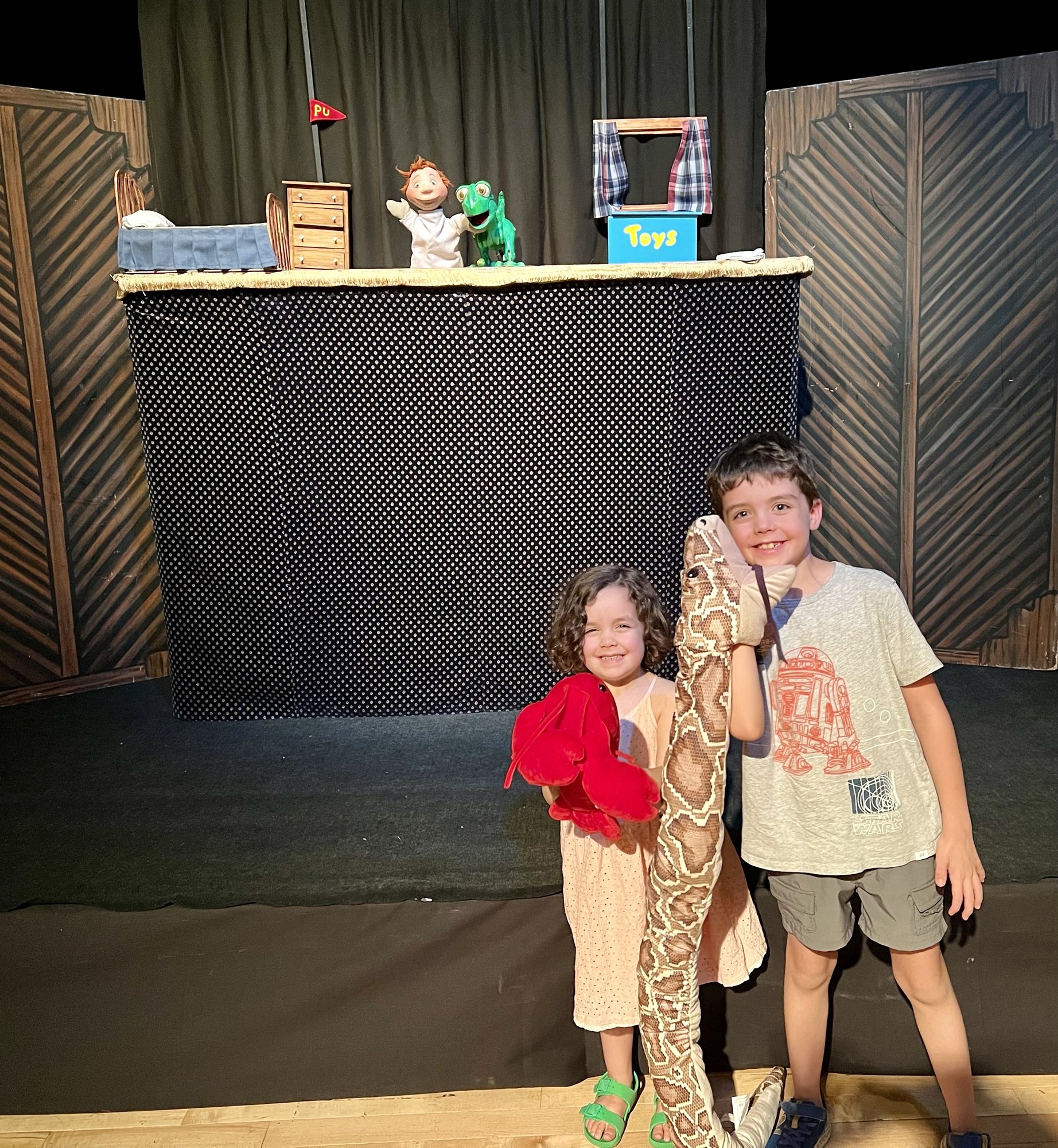 Post puppet show!