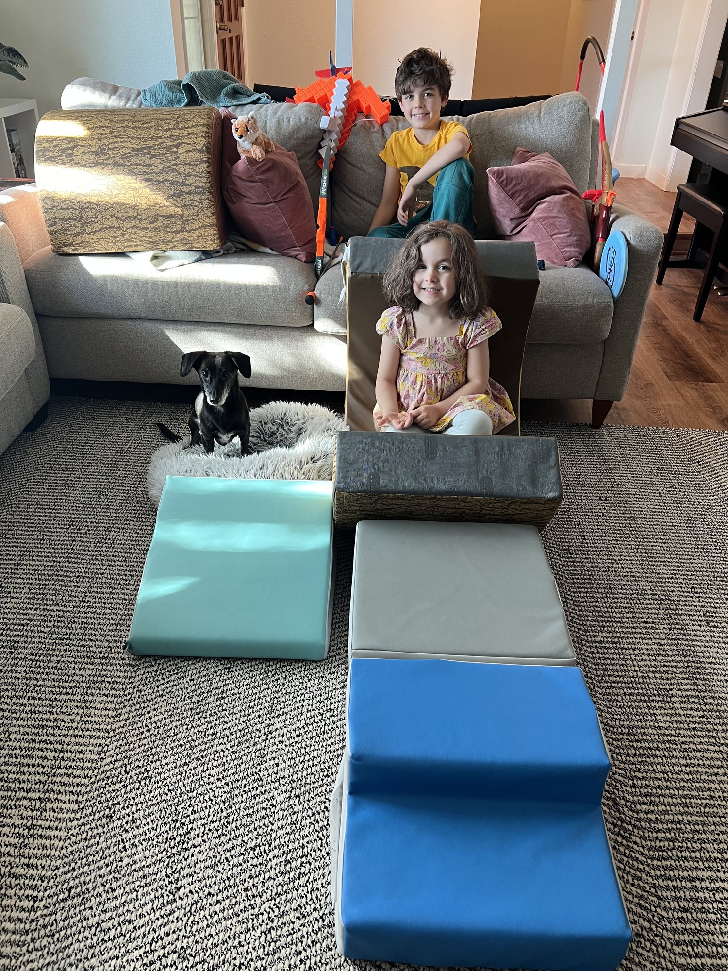 Vincent likes to get in on the action, too.