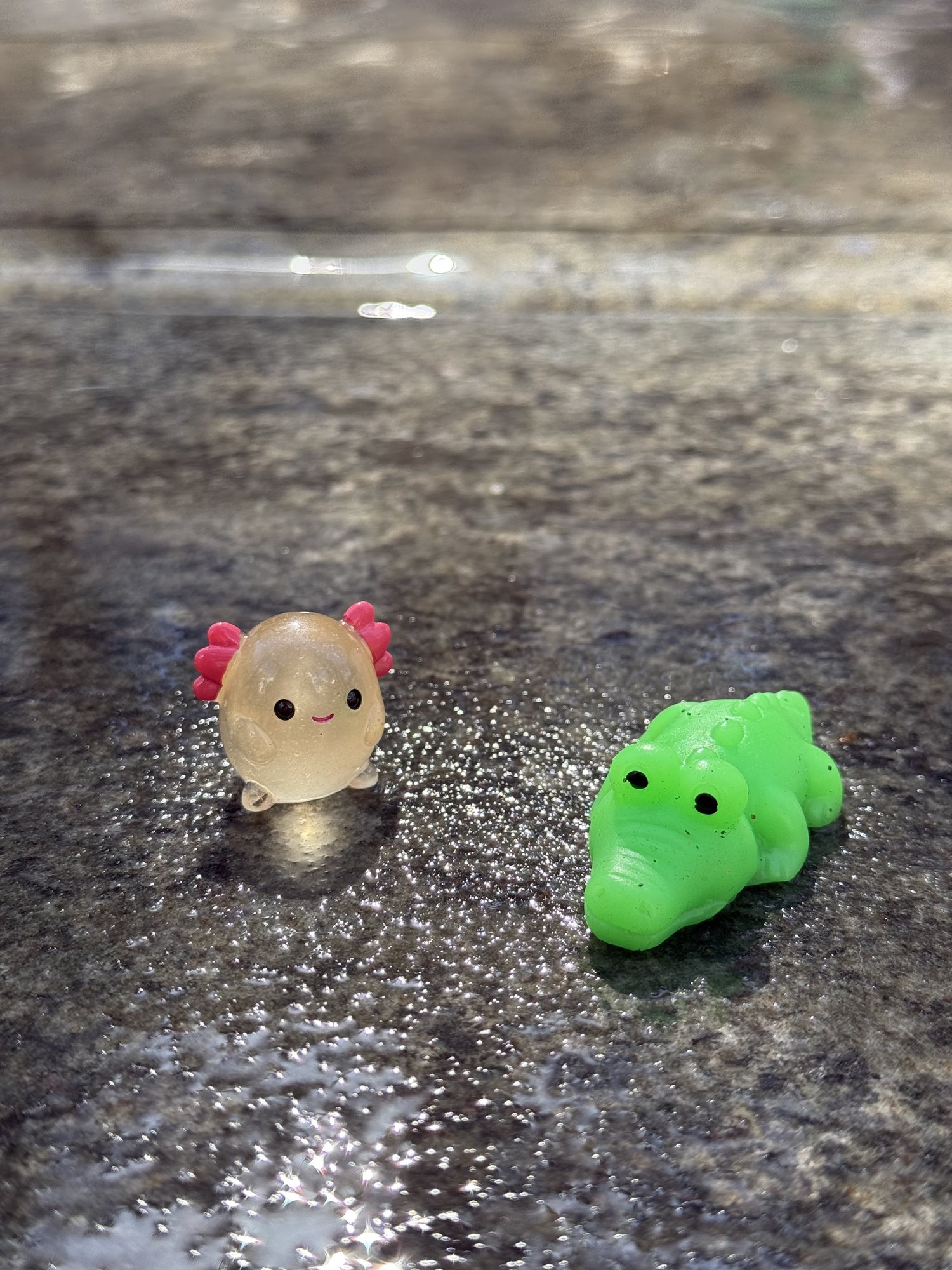 The kids demanded we take this artistic picture of their toys.